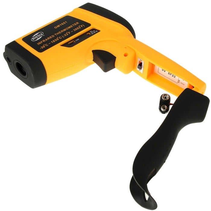 BENETECH GM1651 USB Digital Display Temperature Gun Handheld Infrared IR Thermometer, Measure Range: -30~1650C