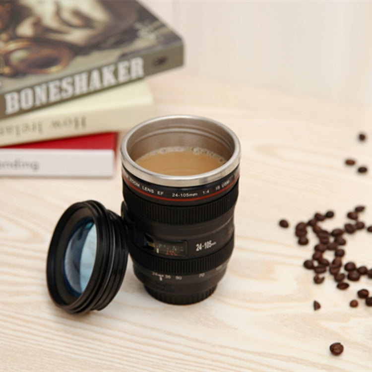 400ML Camera Lens Cup Mug Caniam EF 24-105mm F4 Filter Cup for Coffee Milk Water as Gift