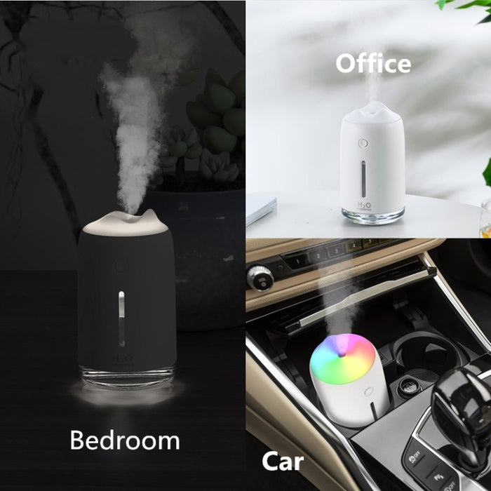 Snow Mountain Simple Mini Home Silent Bedroom Student Dormitory Office Portable USB Wireless Persistent Air Humidifier