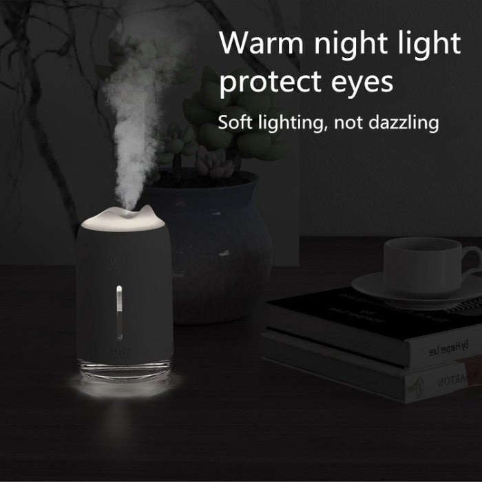 Snow Mountain Simple Mini Home Silent Bedroom Student Dormitory Office Portable USB Wireless Persistent Air Humidifier