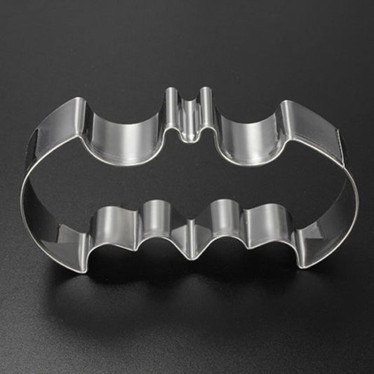 2 PCS Stainless Steel Cookie Cutter Bat Modeling Mold Halloween Cutting Mold DIY Tool