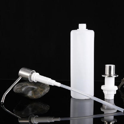 Stainless Steel Sink Soap Dispenser Sishwashing Liquid Hand Soap Bottle, Sink Soap Dispenser Bottle