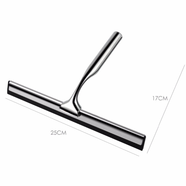 Glass Window Squeegee Cleaner Shower Bathroom Mirror Rubber Wiper With Suction Hook Water Vapor Removal