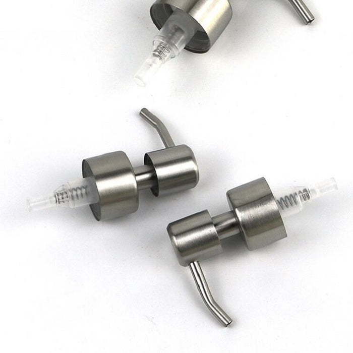 Stainless Steel Pump Head Soap Dispenser Threaded Nozzle