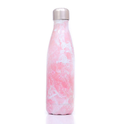 Thermal Cup Vacuum Flask Heat Water Bottle Portable Stainless Steel Sports Kettle, 500ml