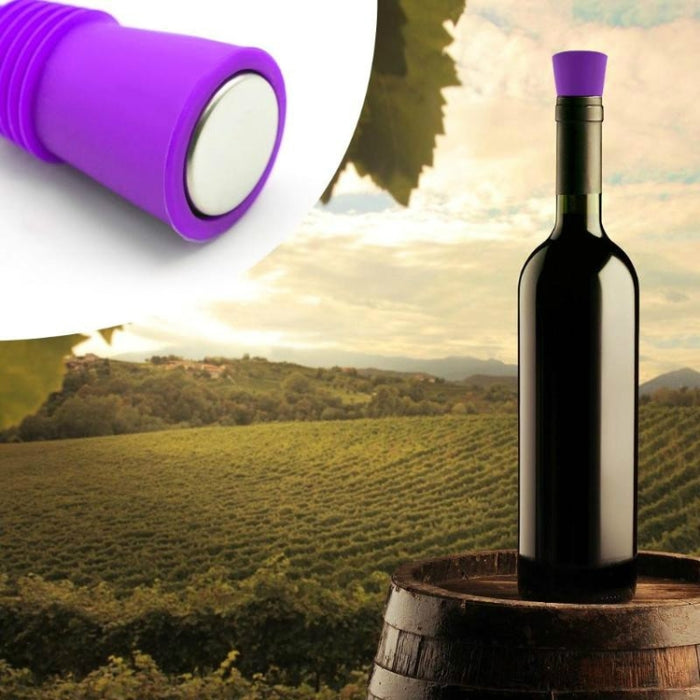 Food Grade Silicone Wine Stopper Creative Preservation Bottle Stopper