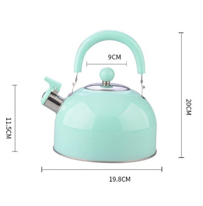 Non Magnetic Thick Stainless Steel Whistle Kettle Dome Whistle Kettle