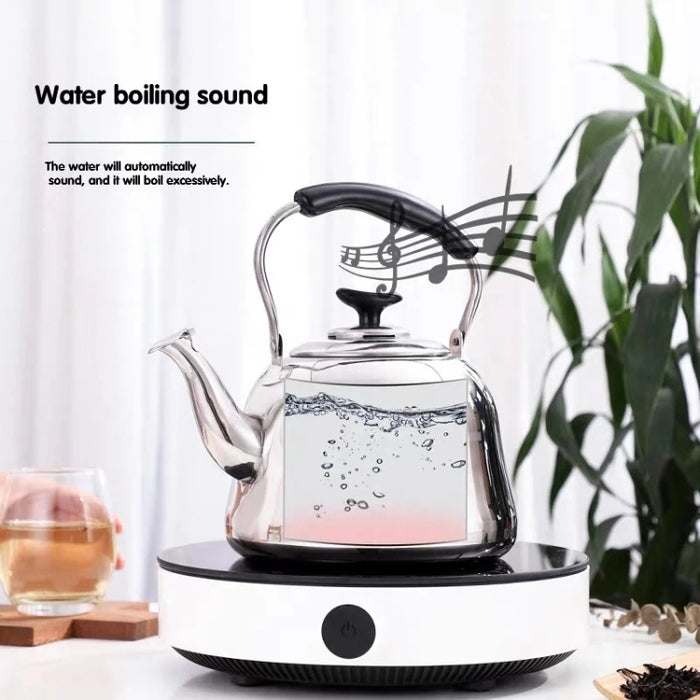 Stainless Steel Whistle Kettle for Induction Cooker Home Classical Piano Sound Singing Pot without Magnetic Heat