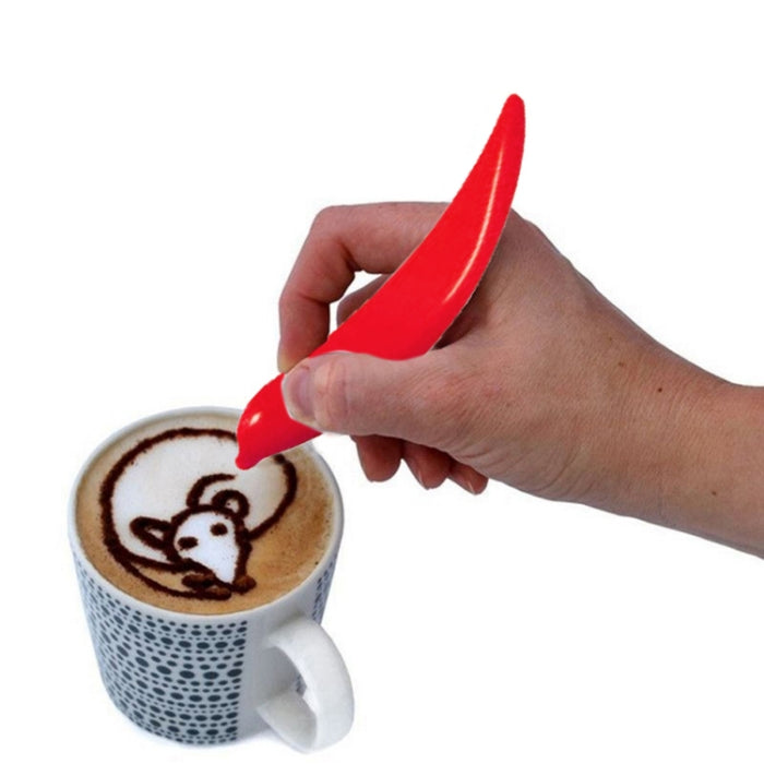 New Electric Latte Art Pen For Coffee Cake Pen For Spice Cake Decorating Pen Coffee Carving Pen Baking Pastry Tools