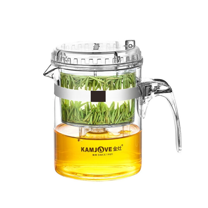 KAMJOVE Small Capacity Glass Teacup Heat-resistant Glass Tea Set Capacity: 300ML