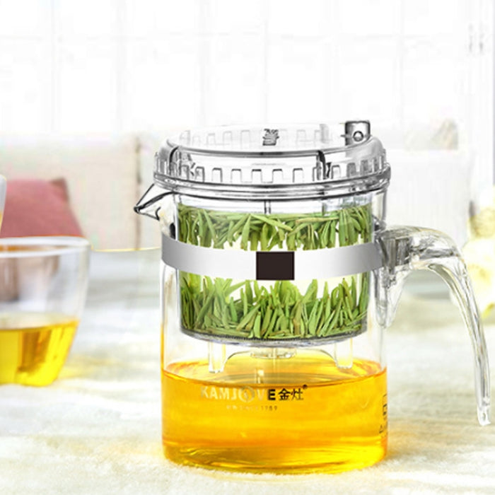 KAMJOVE Small Capacity Glass Teacup Heat-resistant Glass Tea Set Capacity: 300ML