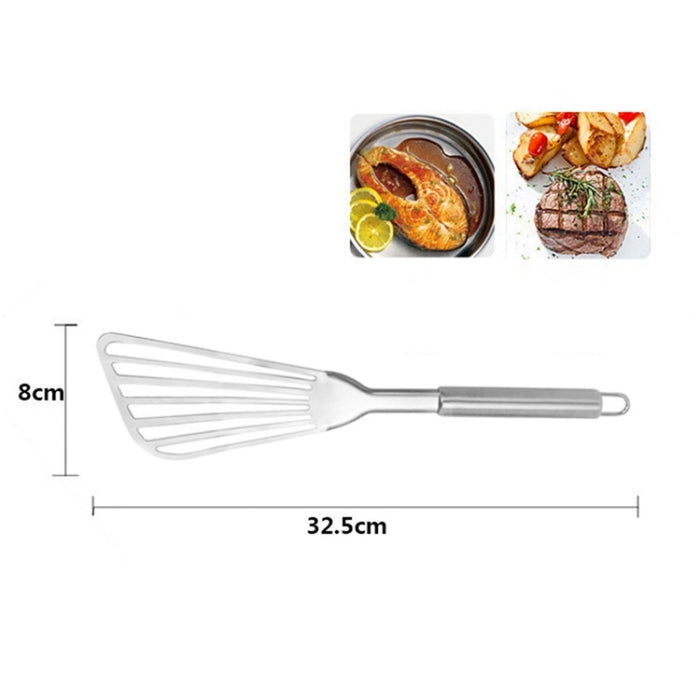 430 Stainless Steel Thickened Cooking Shovel Fried Fish Shoves Oblique Kitchen Tool Cookware