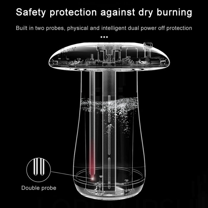 Mushroom Aromatherapy Night Light Bedroom Bedside Sleep Air Humidifier Sleep Aid Lamp Automatic Alcohol Sprayer