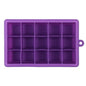 15 Grids DIY Big Ice Cube Mold Square Shape Silicone Ice Tray Fruit Ice Cream Maker