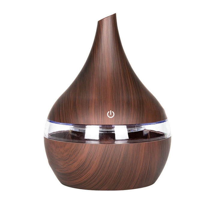 300ml USB Electric Aroma Air Diffuser Wood Ultrasonic Air Humidifier Essential Oil Aromatherapy Cool Mist Maker