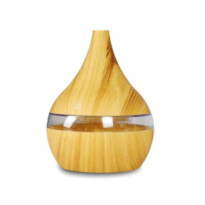 300ml USB Electric Aroma Air Diffuser Wood Ultrasonic Air Humidifier Essential Oil Aromatherapy Cool Mist Maker