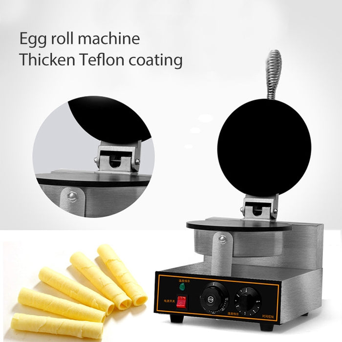 Stainless Steel Single-head Egg Roll Machine Ice Cream Crisp Egg Roller