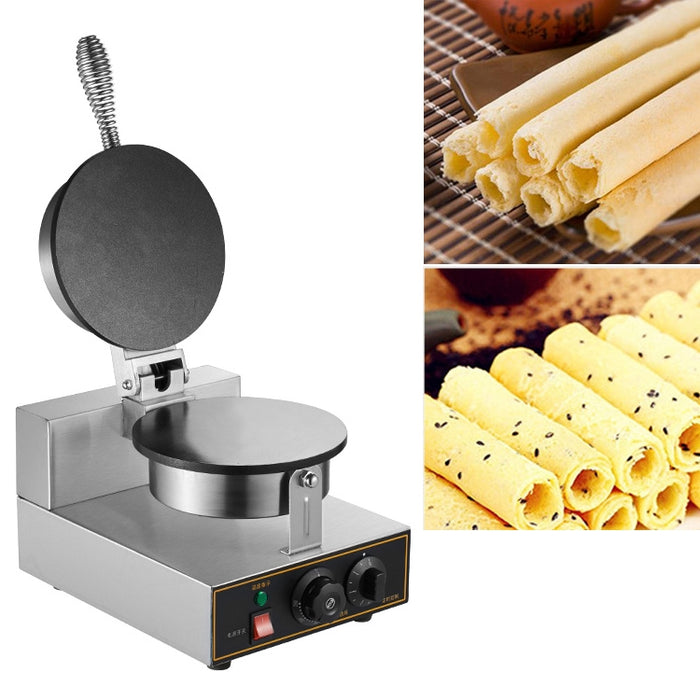 Stainless Steel Single-head Egg Roll Machine Ice Cream Crisp Egg Roller