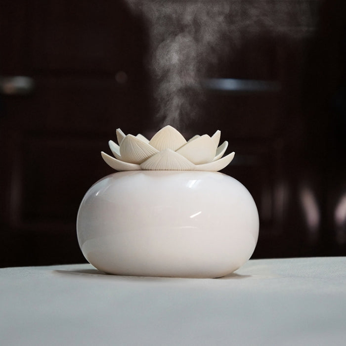 Lotus Ceramic Nano Spray Hydrating Aroma Humidifier Air Purifier