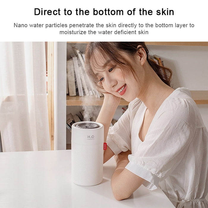 750ml Large Capacity Air Humidifier USB Rechargeable Wireless Ultrasonic Aroma Essential Oil Diffuser