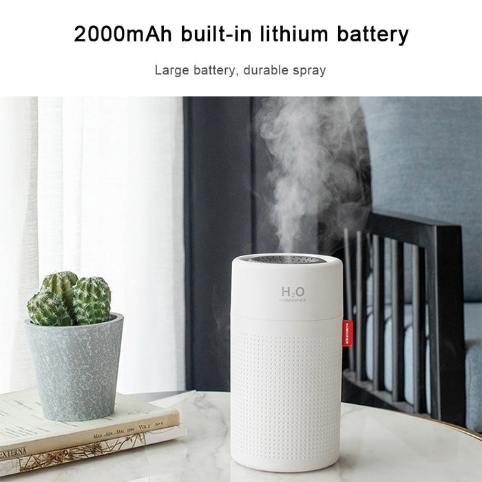 750ml Large Capacity Air Humidifier USB Rechargeable Wireless Ultrasonic Aroma Essential Oil Diffuser