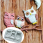 Owl Fondant Mold Cake Decoration Diy Dry Pais Chocolate Silicone Mold, Owl  Shape