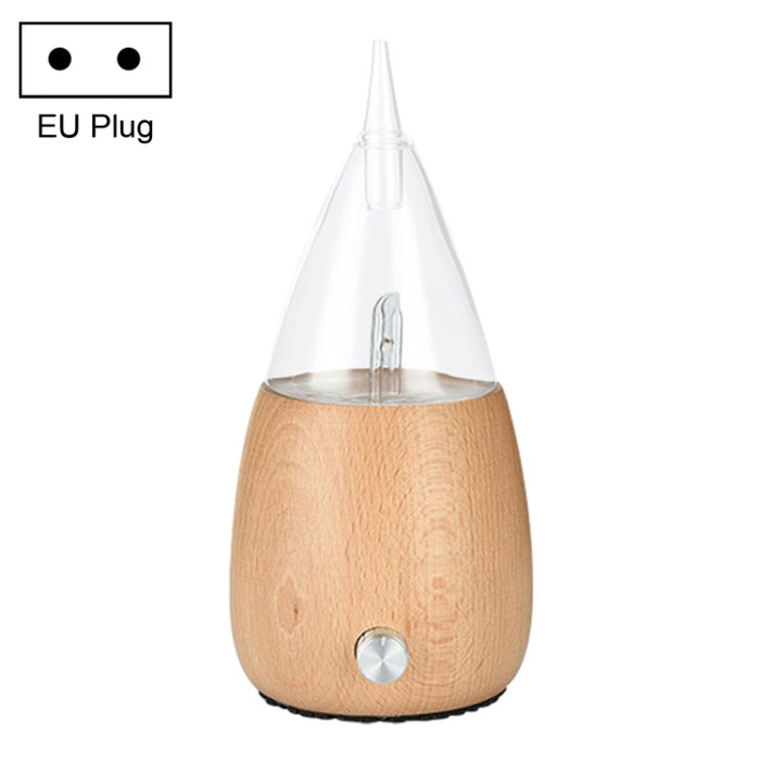 Waterless Diffuser Essential Oil Spray Wood Glass Aromatherapy Air Humidifier