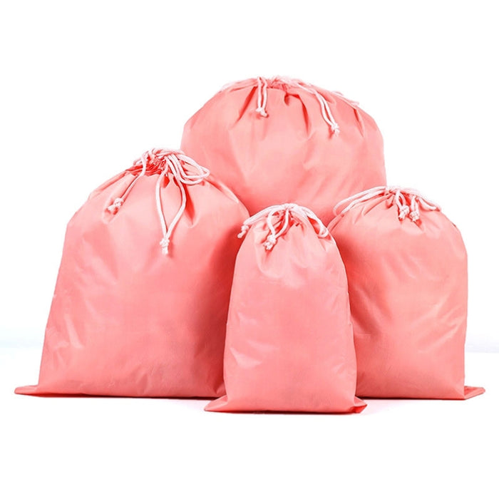 4 in 1 Portable Nylon Waterproof Travel Storage Bag Drawstring Beam Pocket Clothing Storage Bag