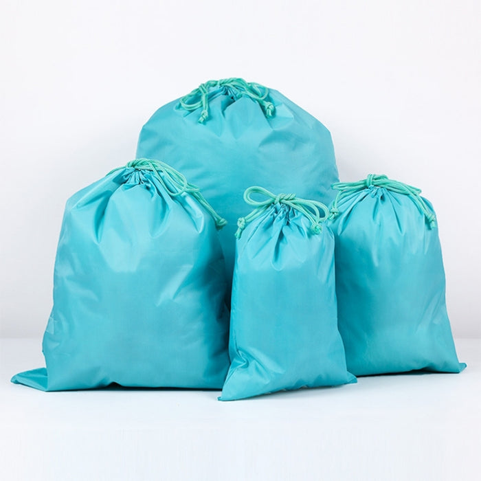 4 in 1 Portable Nylon Waterproof Travel Storage Bag Drawstring Beam Pocket Clothing Storage Bag