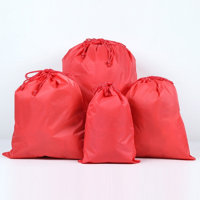 4 in 1 Portable Nylon Waterproof Travel Storage Bag Drawstring Beam Pocket Clothing Storage Bag