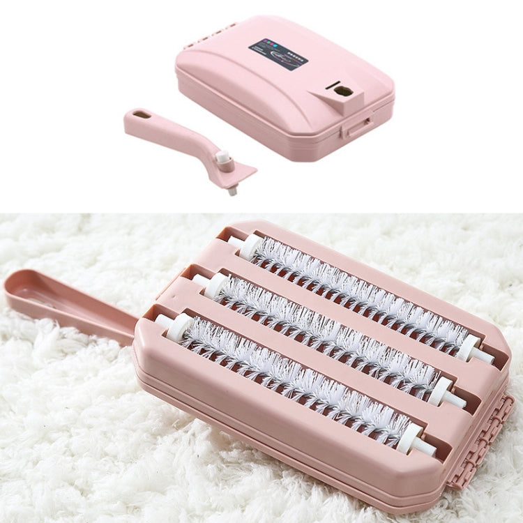 Handheld Carpet Sweeper Brush Sofa Bed Pet Hair Debris Crumb Dirt Fur Cleaner Roller Cleaning Tools, Random Color Delivery