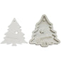 DIY Baking Christmas Series Modeling Fondant Silicone Mold, Christmas Leaves, Christmas Snowflake, Christmas Round Snowflake Shape, Christmas Tree
