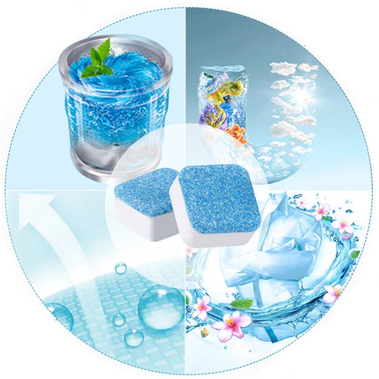 30 PCS  Bathroom Accessories Set Washing Machine Cleaning Detergent Effervescent Tablet Washer Cleaner