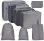 Travel Storage Bag Set Folding Storage Bag, 7 In 1, 8 In 1 Beam Mouth, 8 In 1 Cosmetic Bag