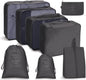 Travel Storage Bag Set Folding Storage Bag, 7 In 1, 8 In 1 Beam Mouth, 8 In 1 Cosmetic Bag