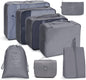 Travel Storage Bag Set Folding Storage Bag, 8 In 1 Toiletry Bag, 9 In 1 Cosmetic Bag, 9 In 1 Toiletry Bag