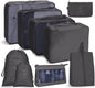 Travel Storage Bag Set Folding Storage Bag, 8 In 1 Toiletry Bag, 9 In 1 Cosmetic Bag, 9 In 1 Toiletry Bag