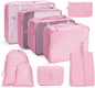 Travel Storage Bag Set Folding Storage Bag, 8 In 1 Toiletry Bag, 9 In 1 Cosmetic Bag, 9 In 1 Toiletry Bag