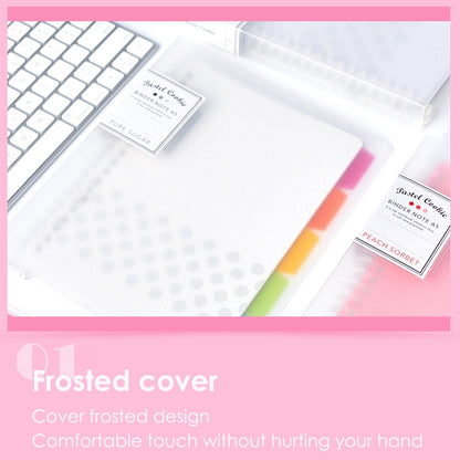 Loose-leaf Notebook Rainbow Cookie Daily Plan Personal Diary Notebook, A5