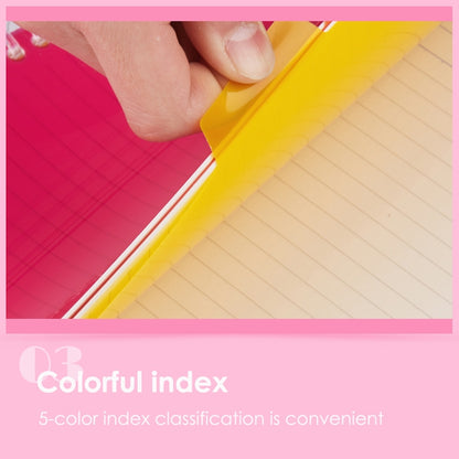 Loose-leaf Notebook Rainbow Cookie Daily Plan Personal Diary Notebook, A5