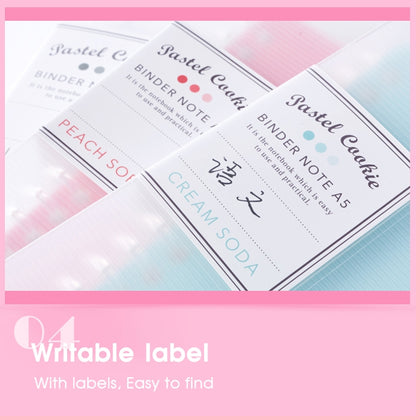 Loose-leaf Notebook Rainbow Cookie Daily Plan Personal Diary Notebook, A5