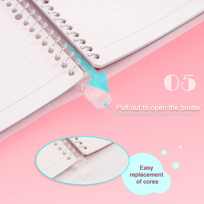 Loose-leaf Notebook Rainbow Cookie Daily Plan Personal Diary Notebook, A5