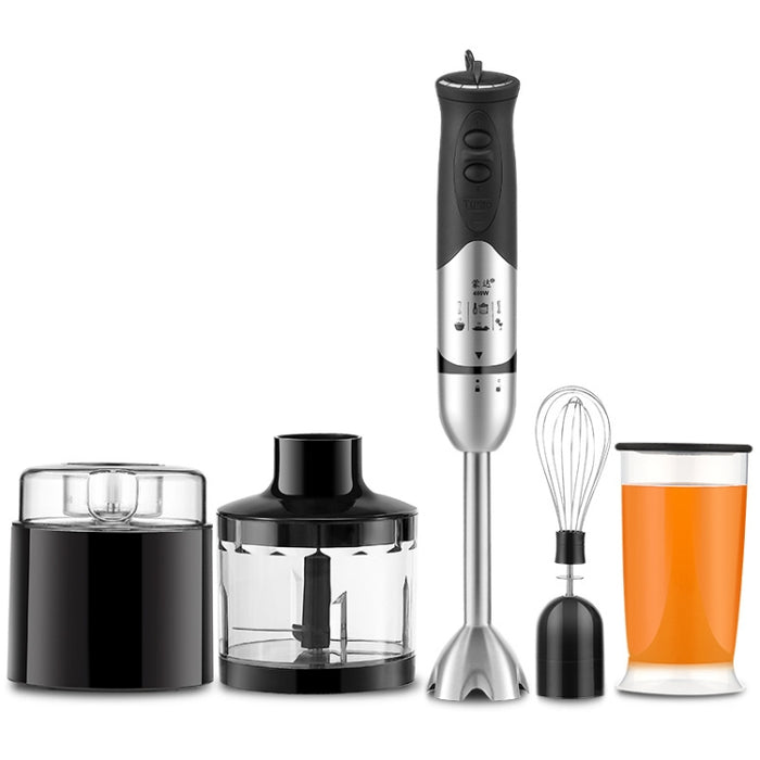 Multifunctional Food Processor Handheld Blender Detachable Magic Stick 5-speed Variable Speed Stainless Steel Cooking Stick, CN Plug