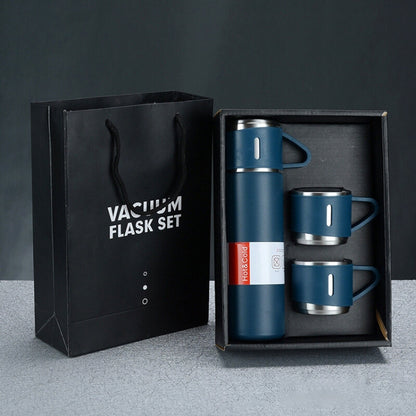 500ml 304 Stainless Steel Thermos Cup Portable Business Tea Cup,Spec:, Gift Box Set