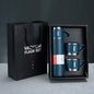 500ml 304 Stainless Steel Thermos Cup Portable Business Tea Cup,Spec:, Gift Box Set