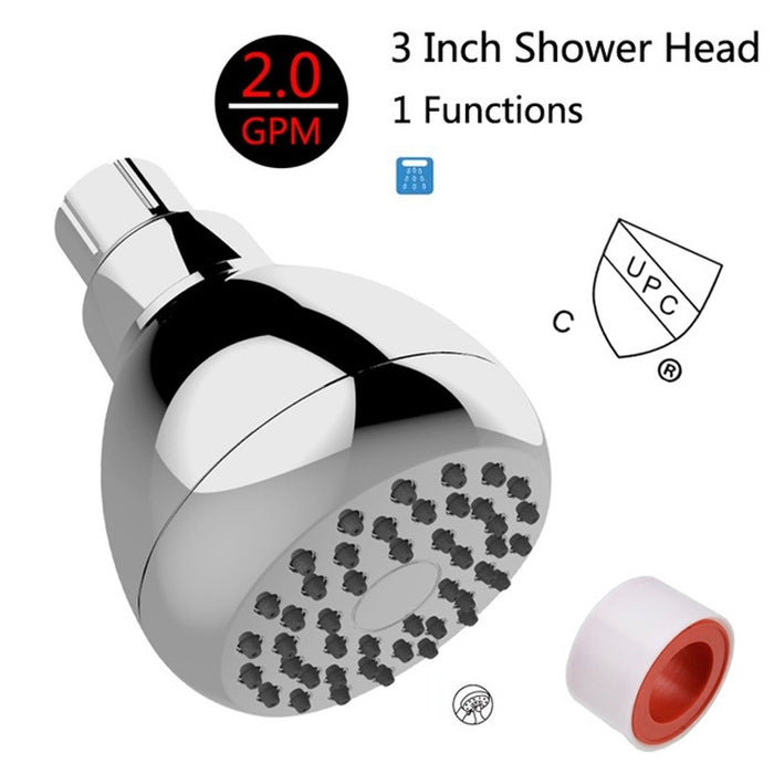 Concealed Wall-mounted Rain Shower Pressurized Water-saving Bathhouse Shower Head Shower