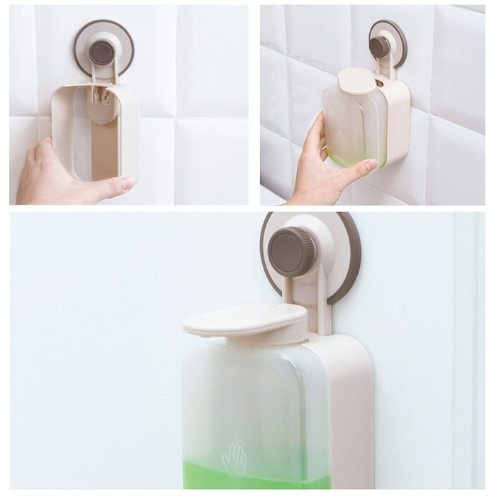 Kitchen Sink Hand Sanitizer Bottle Shower Gel Hole-free Wall-mounted Bathroom Soap Dispenser