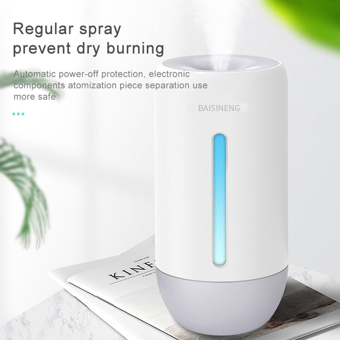 FUQINS Water Cup Mini Air Humidifier USB Colorful Night Light Car Home Silent Aromatherapy Diffuser