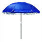 Outdoor Large Double-layer Sun Umbrella Shade And Sun Protection Stalls In The Wild, 1.8m sapphire blue, 2.0m sapphire blue, 2.4m sapphire blue, 2.8m sapphire blue, 3.2m sapphire blue