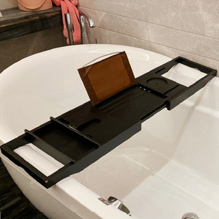 Bathroom Multifunctional Retractable Bathtub Shelf Rack